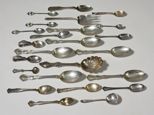 24 PIECES OF STERLING FLATWARE24