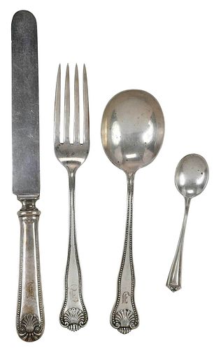 24 PIECES STERLING