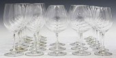 (24) RIEDEL COLORLESS GLASS ST