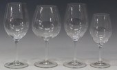 (24) RIEDEL COLORLESS GLASS WI