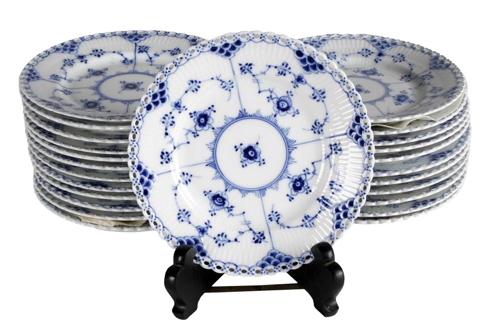 24 ROYAL COPENHAGEN PORCELAIN