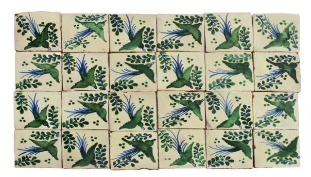 (24) VINTAGE MEXICAN TALAVERA