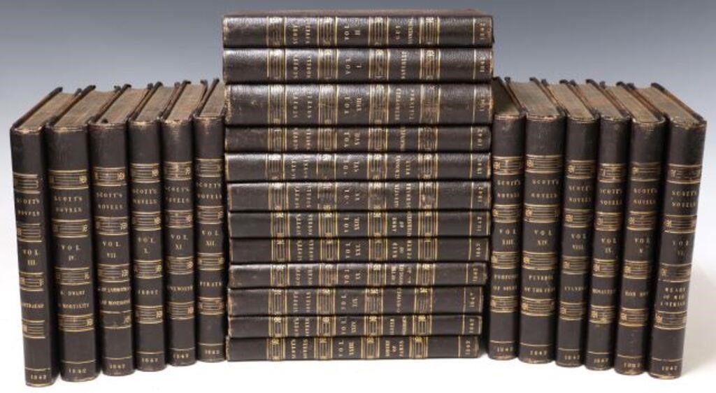 (24 VOLS) WAVERLY NOVELS, SCOTT,