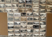 240 B & W POSTCARDS - STREET S