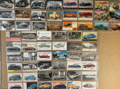 240 POSTCARDS - HUDSON, NASH,