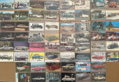 240 POSTCARDS OF MISC CARS, US
