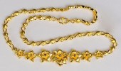 24K CHINESE NECKLACE, 40.6 GRA