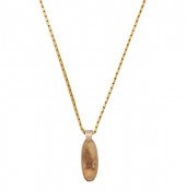 24K GOLD NECKLACE WITH PENDANT