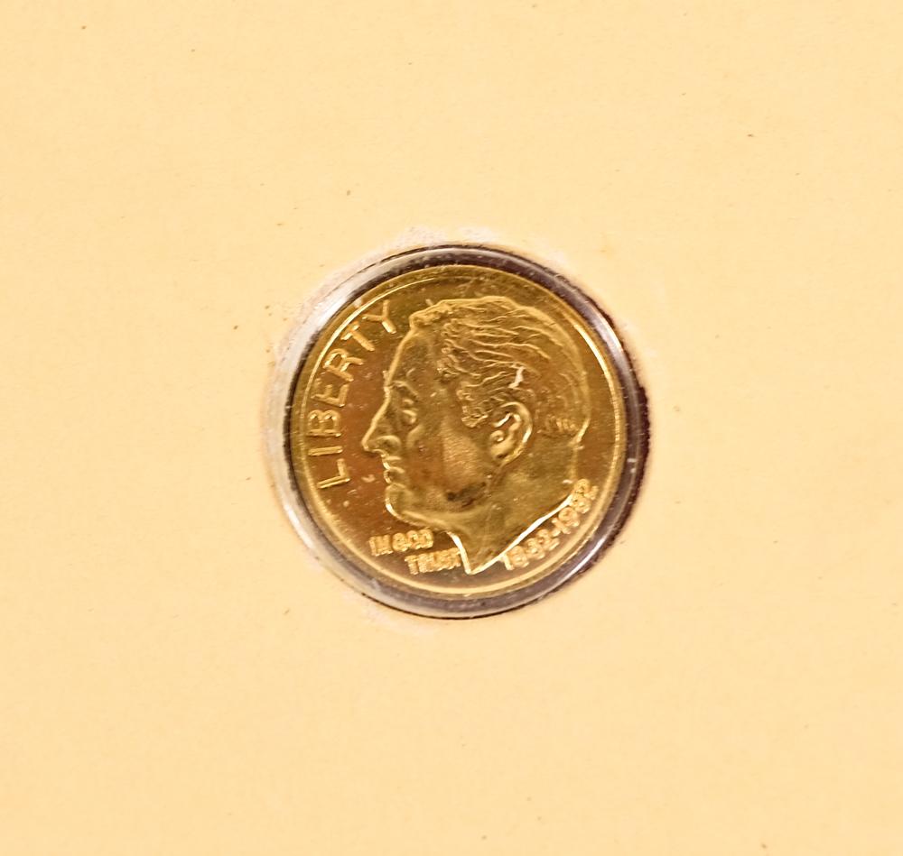 24K MINIATURE COMMEMORATIVE