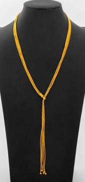 24K YELLOW GOLD 5-STRAND LARIA