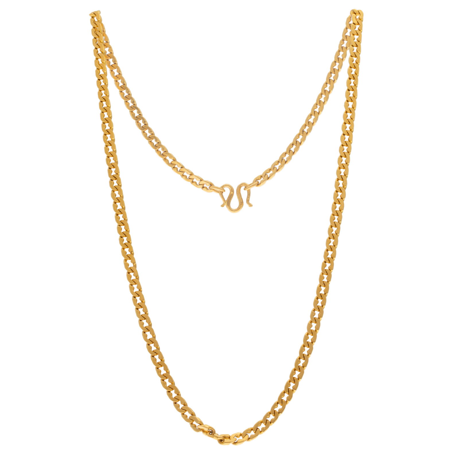 24K YELLOW GOLD NECK CHAIN24k