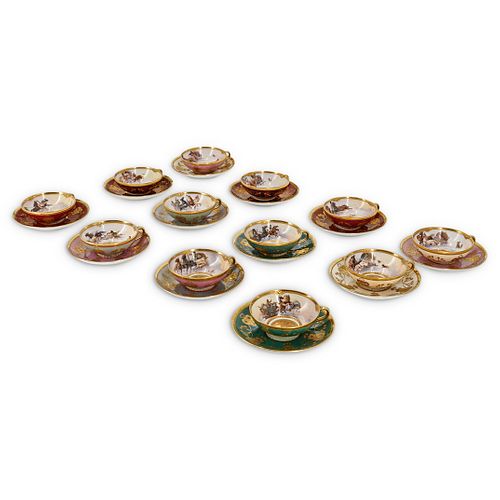 (24PC) IMPORTANT DRESDEN LAMB