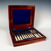 24PC SILVER UTENSILS MOTHER OF