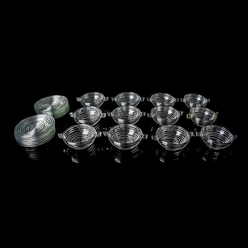 24PC SOUP CUPS AND SAUCERS,