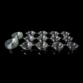 24PC SOUP CUPS AND SAUCERS, AN