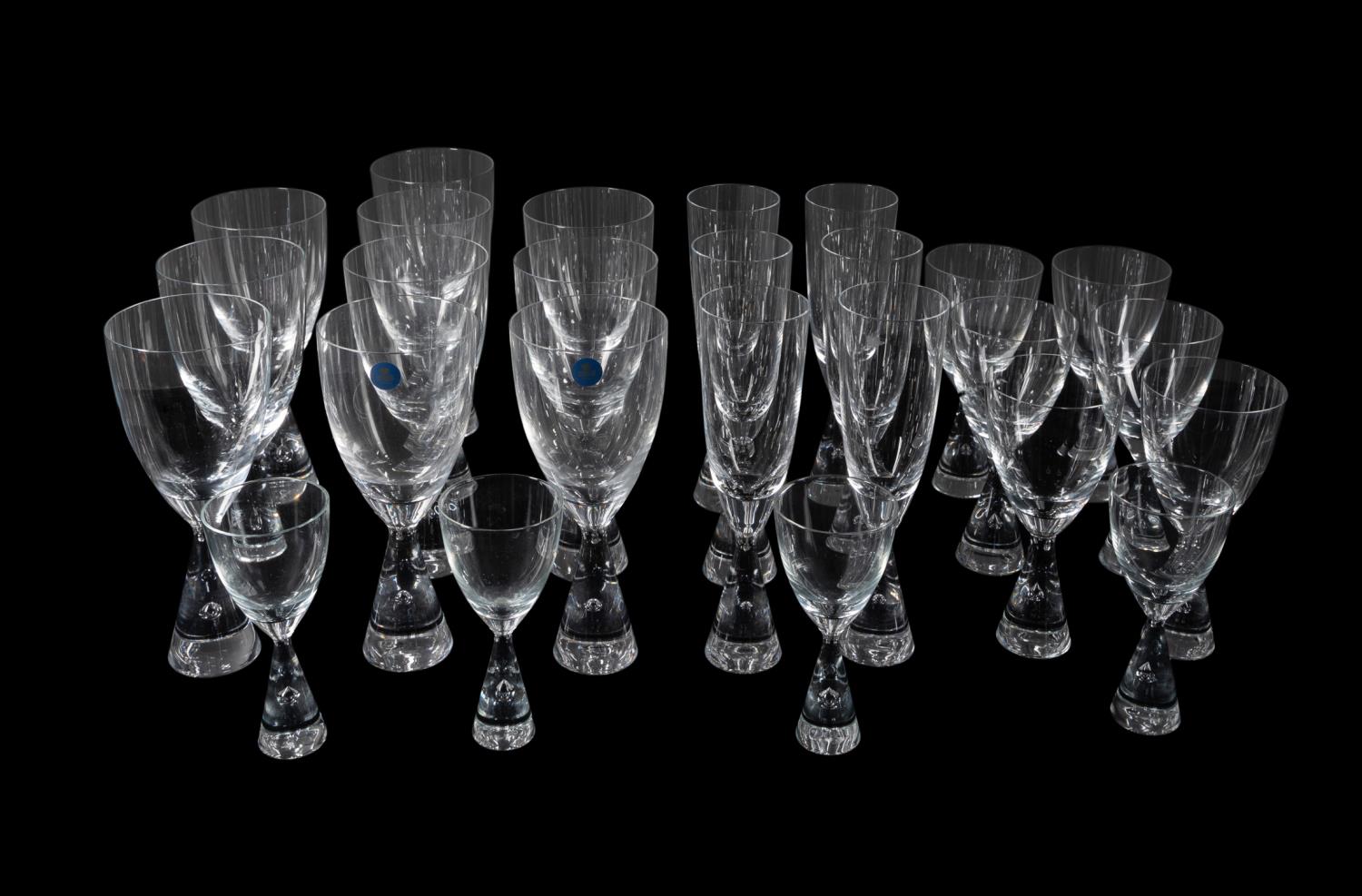 24PCS KASTRUP HOLMEGAARD CRYSTAL