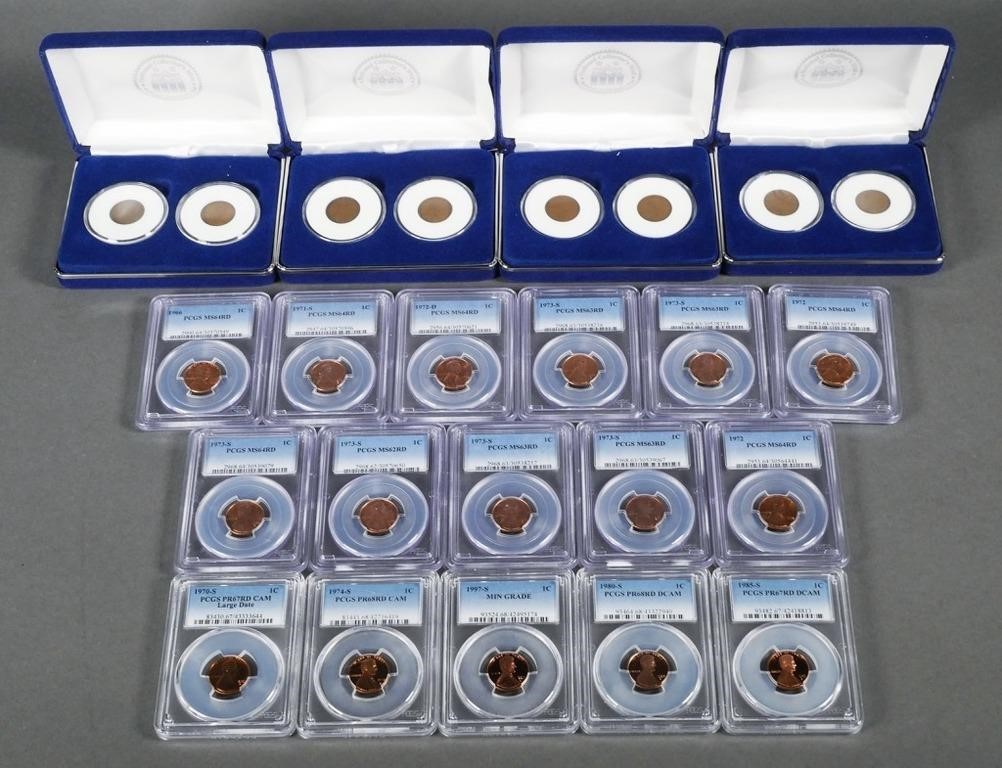 24PCS PCGS NATL COLLECTORS MINT