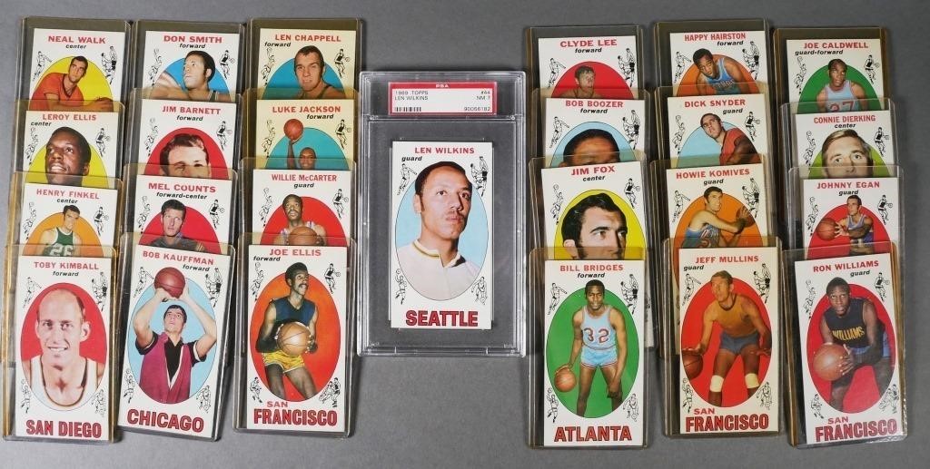 (25) 1969 TOPPS BASKETBALL