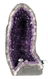 25" AMETHYST CATHEDRAL GEODELa