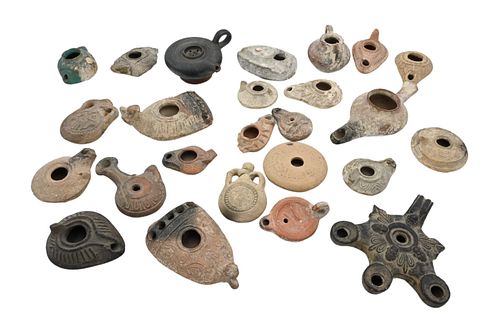 25 ANCIENT POTTERY OBJECTS25