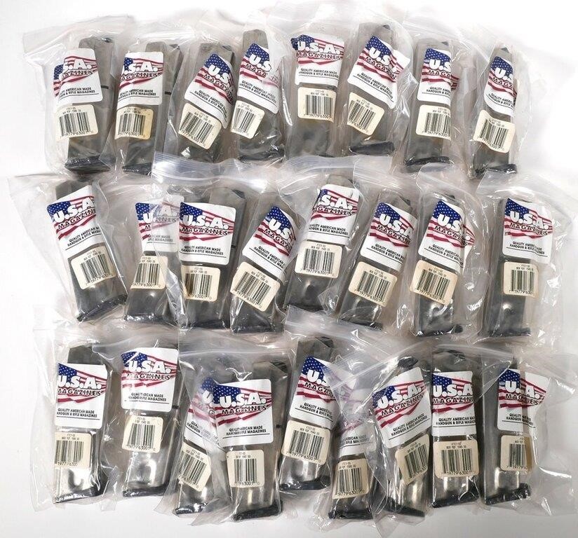 (25) BERETTA 92F MAGAZINES 9MM 15