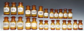 (25) ITALIAN ORANGE GLASS APOT