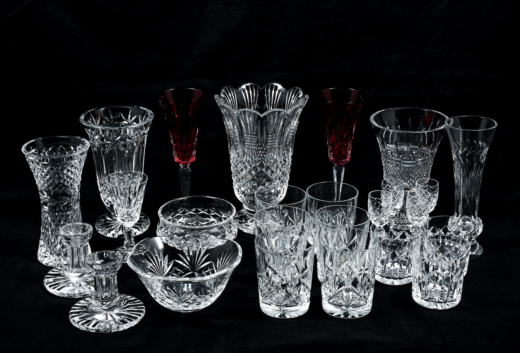 25 PC. WATERFORD CRYSTAL