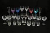 25-PC. WATERFORD CTYSTAL GLASS