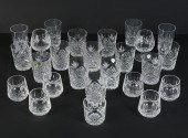 25 PC. WATERFORD LISMORE CRYST