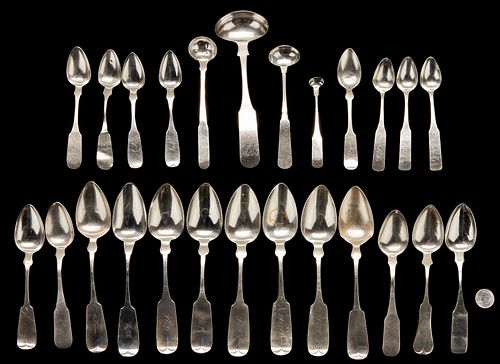 25 PCS. ASSD COIN SILVER INC.