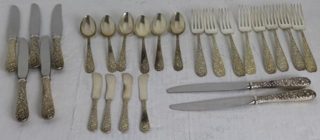 25 PCS OF KIRK & SON FLATWARE IN
