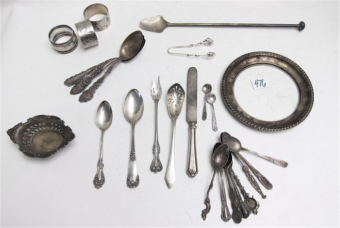 25 PIECE ASSORTED STERLING FLATWARE