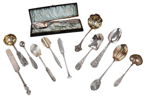 25 PIECES EARLY SILVER