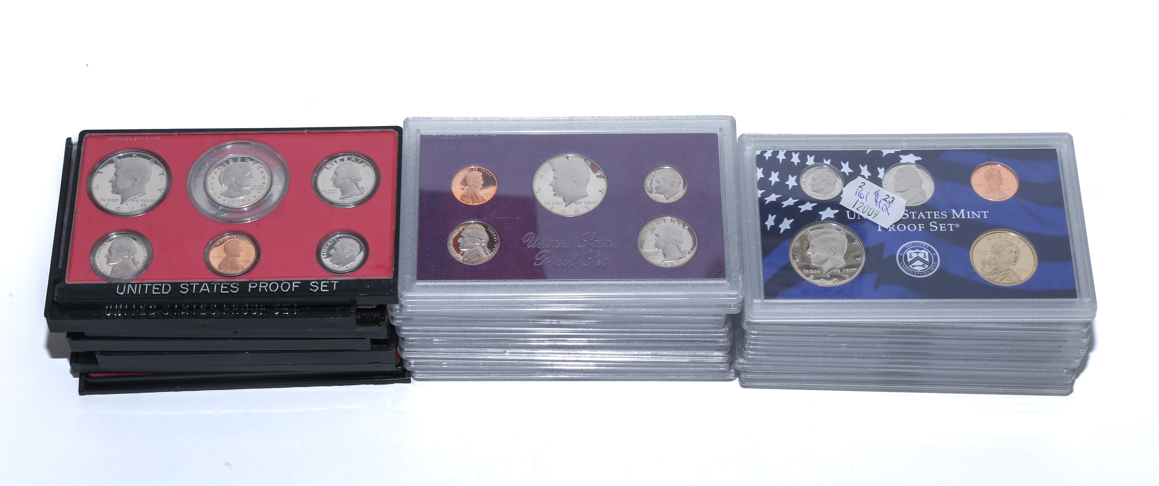 25 PROOF SETS WITHOUT CASES 72-S,