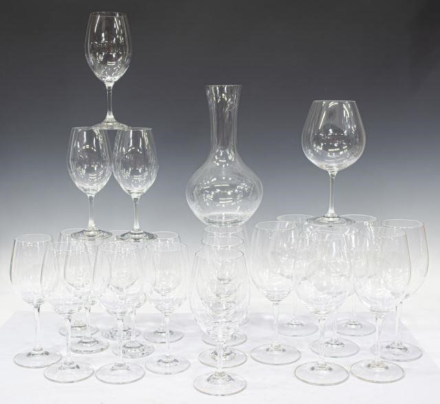 (25) RIEDEL COLORLESS GLASS