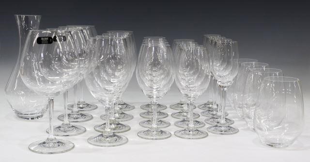 (25) RIEDEL COLORLESS GLASS WINE