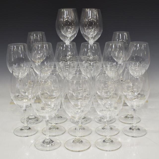 (25) RIEDEL COLORLESS WINE GLASSES,