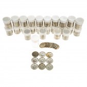 25 ROLLS (500) 40% SILVER JFK