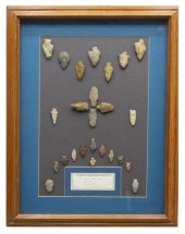(25) SHADOWBOX FRAMED ARROWHEA