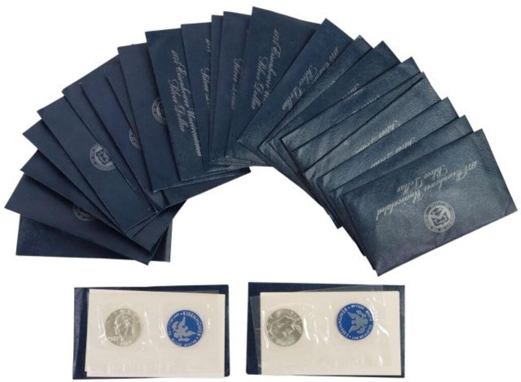 (25) US 1974 UNCIRC. EISENHOWER 40%