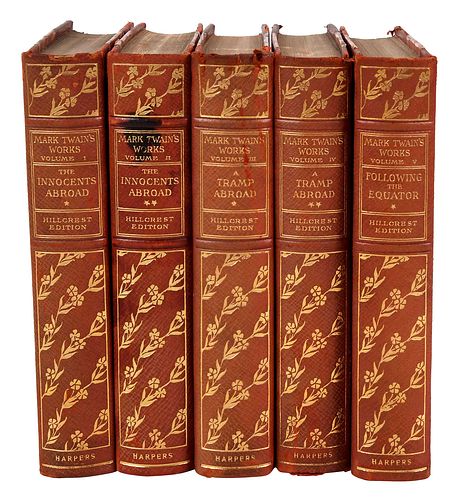 25 VOLUMES, MARK TWAIN'S