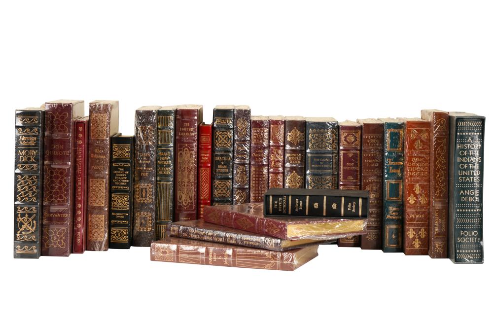 25 VOLUMES OF LEATHERBOUND