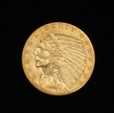 $2.50 Gold Quarter Eagle Coin