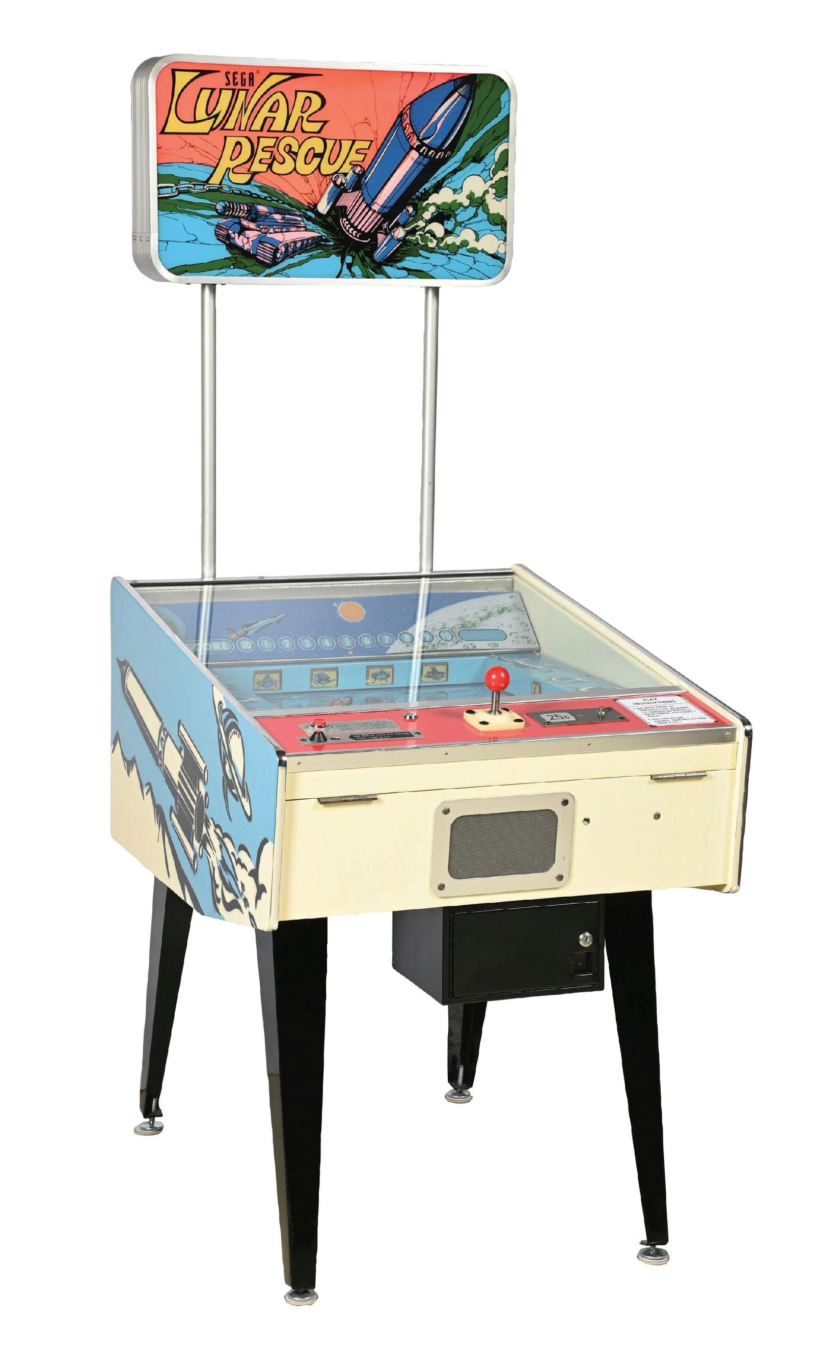 25&#162; SEGA LUNAR RESCUE ARCADE