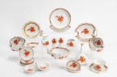 25PC HEREND RUST CHINESE BOUQU