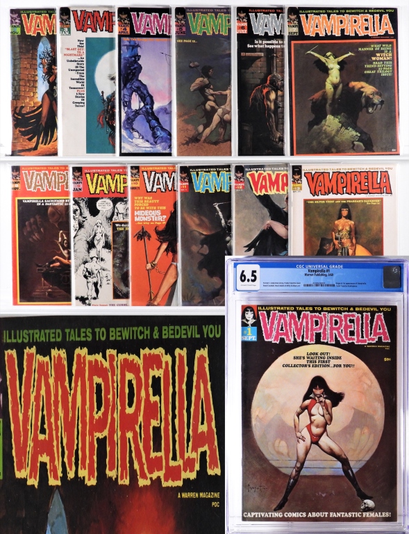 25PC WARREN PUB VAMPIRELLA #1-#31 &