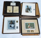 25PC WATER FOWL LITHOGRAPH & S