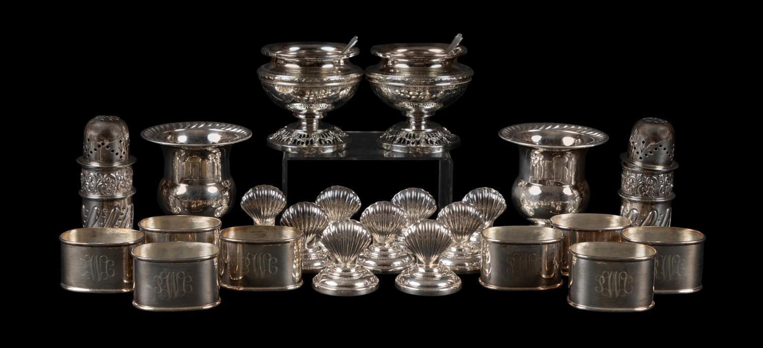 25PCS STERLING SILVER HOLLOWWARE