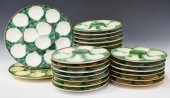 (26) FRENCH MAJOLICA OYSTER PL