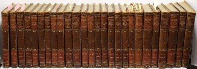 26 LEATHER BOUND VOLUME SET,